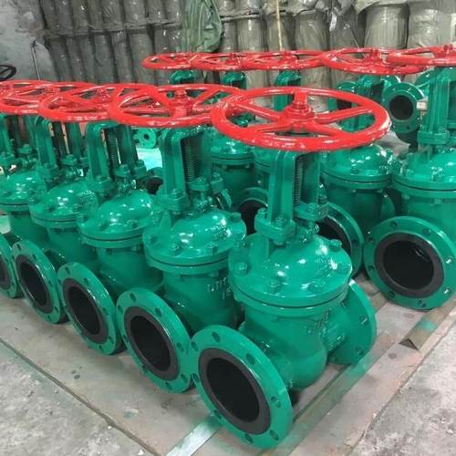 Z41J-10C 铸钢手动衬胶闸阀 DN40 天然橡胶法兰闸阀Z41J 衬胶闸阀 - 图2