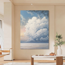 XY ART Original Wind-up Cloud welling - Silent Wind Living Room Sofa Background Decoration Painting Restaurant Superior Sensation Hanging Painting