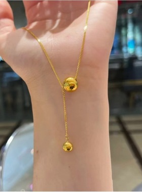 夏季仿黄金有求必应项链女款999