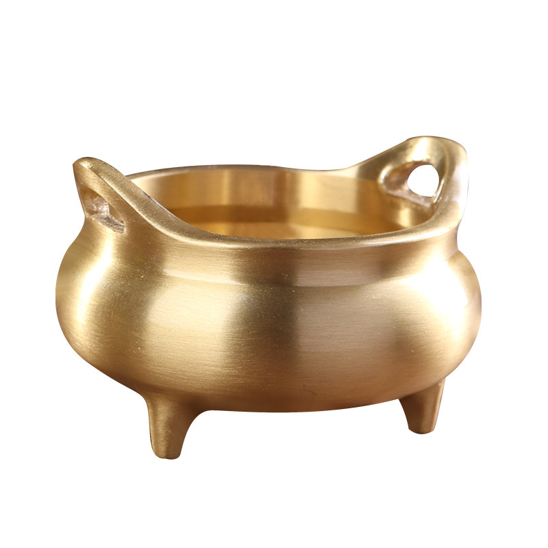 纯铜香炉迷你檀香炉家用室内沉香熏香炉小香炉线香炉供佛香插香座,淘宝优惠券,粉丝福利购,淘宝优惠卷