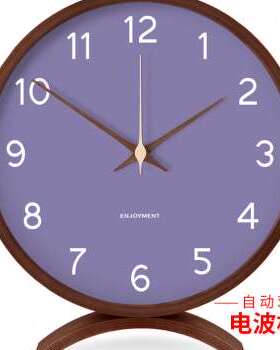 桌面钟表摆放式座钟2023新款时钟摆台式客厅立式台钟家用坐钟摆i.