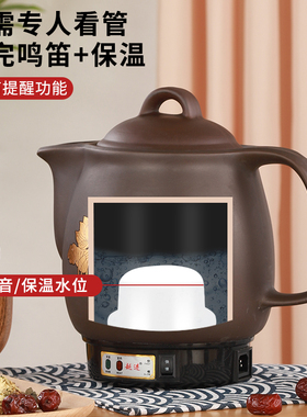 红紫砂煎药壶全自动中药电煎壶家用砂锅插电熬药神器罐煲机煮炖药