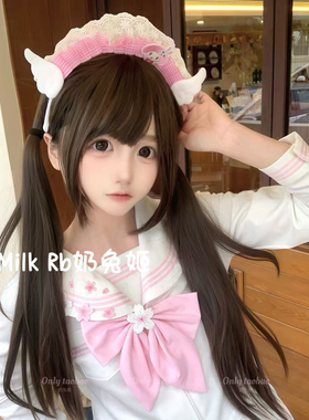 奶兔姬*天使小美/ 手作洛丽塔发箍美乐帝草莓Lolita女仆百搭发饰