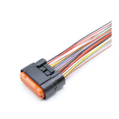 MX23A12SF1 JAE型汽车防水连接器34针PCB板端线束插头MX23A26NF1 - 图3