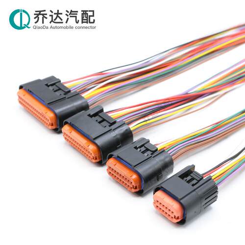 MX23A12SF1 JAE型汽车防水连接器34针PCB板端线束插头MX23A26NF1 - 图0