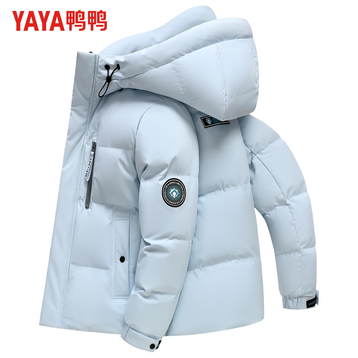 鸭鸭羽绒服冬季男女同款休闲户外风时尚短款加厚连帽保暖外套男潮,淘宝优惠券,粉丝福利购,淘宝优惠卷