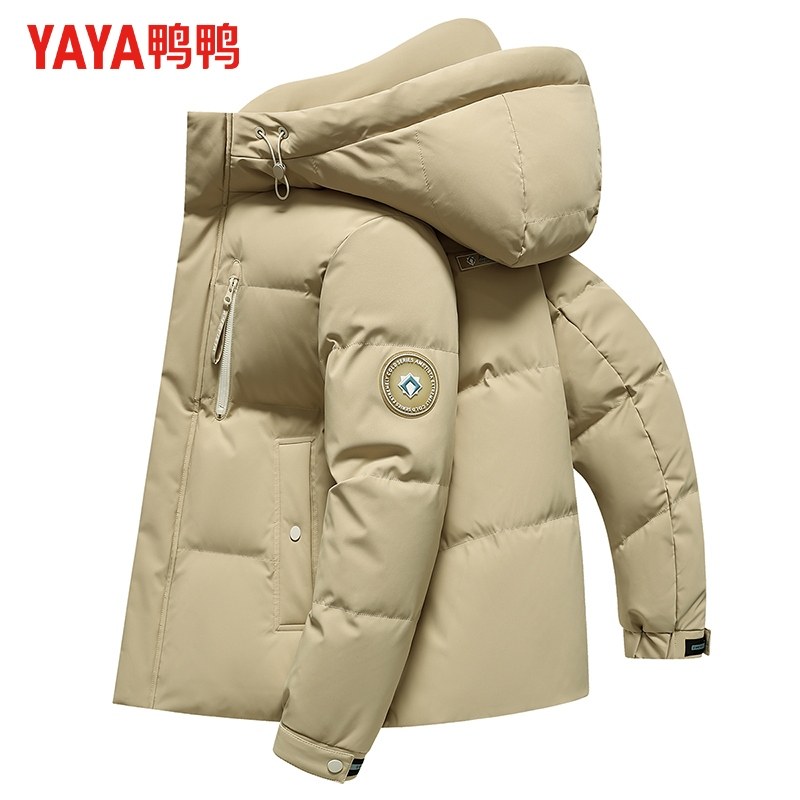 鸭鸭羽绒服冬季男女同款休闲户外风时尚短款加厚连帽保暖外套男潮,淘宝优惠券,粉丝福利购,淘宝优惠卷
