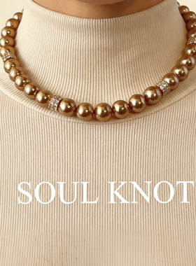 新年情人节南洋珍珠正圆毛衣项链