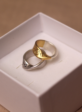 官方推荐正确版情侣钛钢戒指