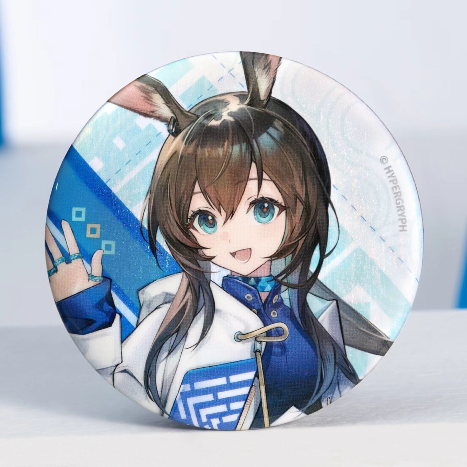 罗森联名明日方舟周边新年溢锦程同人吧唧立牌镭射票谷子收藏纪念 - 图3