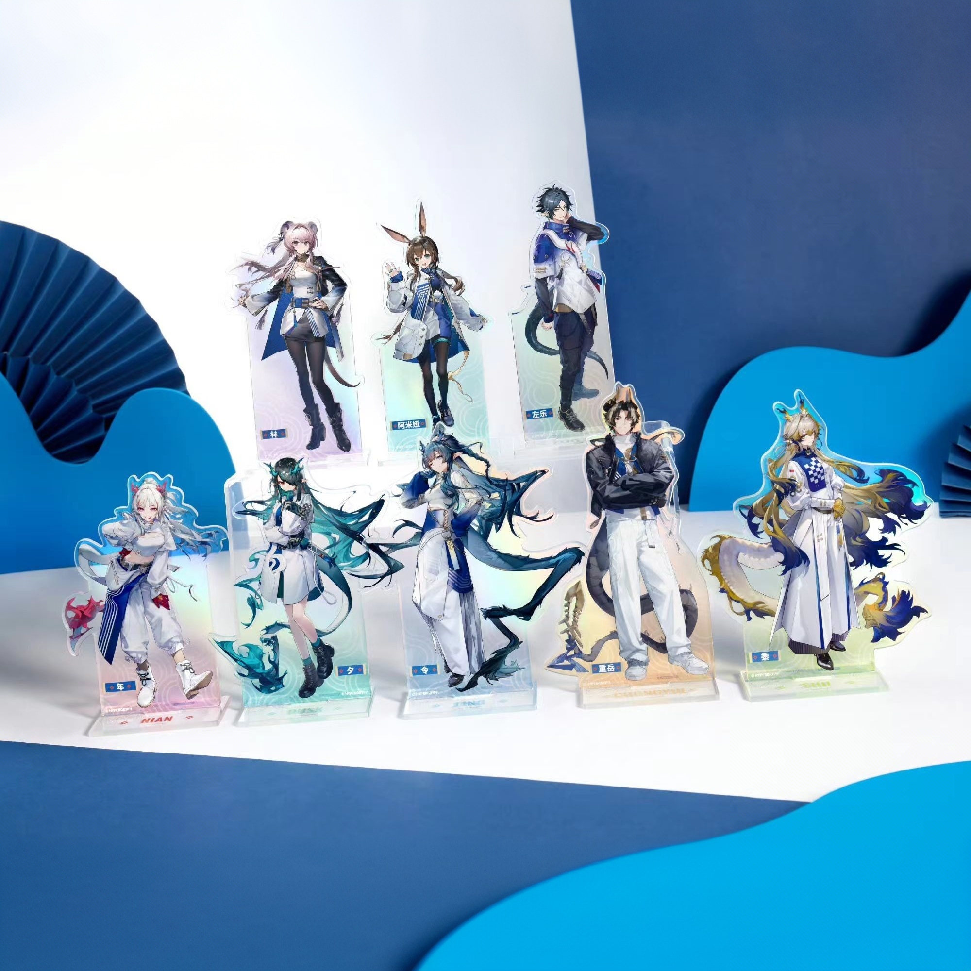 罗森联名明日方舟周边新年溢锦程同人吧唧立牌镭射票谷子收藏纪念 - 图2