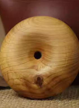 自然崖柏平安扣吊坠挂件