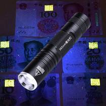Purple Light Lamp Appraisal Special 365nm Ultraviolet Torch Photo Money Test Money RMB Anti-counterfeiting Fluorescence Detection