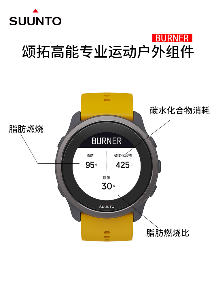 新品颂拓SUUNTO松拓5PEAK巅峰佳高户外运动Pace255M跑步手表明弛 - 图0