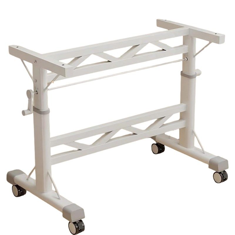 手摇式可升降桌腿茶几支架可调节书桌台面架子小尺寸桌脚带滑轮,淘宝优惠券,粉丝福利购,淘宝优惠卷