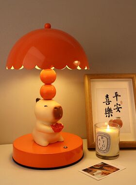 解压创意卡皮巴拉台灯摆件伴手礼
