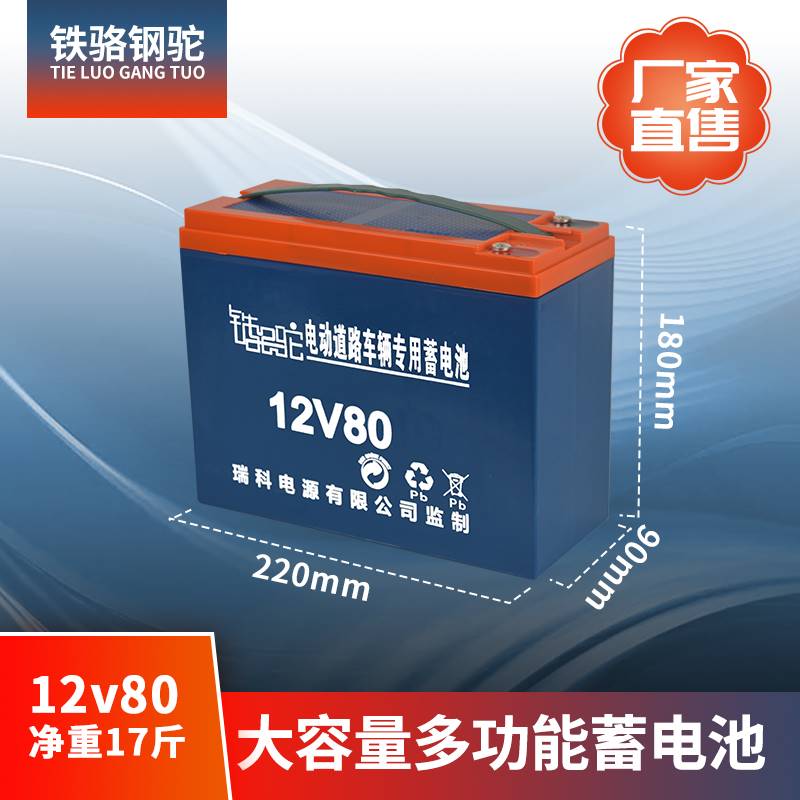 12V电瓶专用电瓶夜市干电瓶12v36ah80a120蓄电池照明太阳能抽水电 - 图0