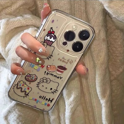 仙茵适用苹果13新款手机壳iPhone14pro透明12卡通11高级promax16全包15情侣X防摔8plus男女xr保护max套2025IP