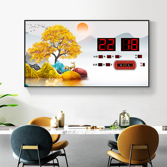 Цифровые настенные электронные часы с вечным календарем
