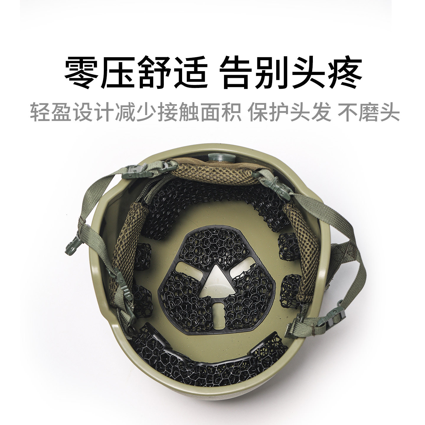 国产凯夫拉战术头盔专用3D内衬垫散热清凉透气缓冲可拆不磨压头,淘宝优惠券,粉丝福利购,淘宝优惠卷