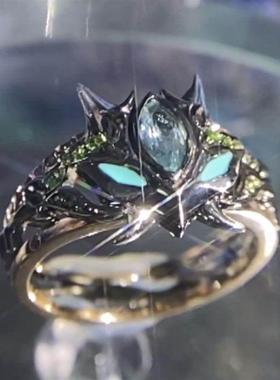 原神戒指靖妖傩舞&ldquo;魈&rdquo;原创同人cos周边饰品二次元印