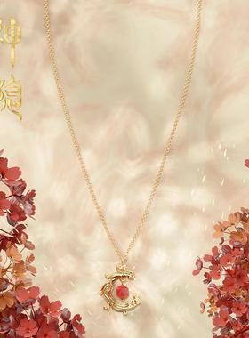 《神隐》凤隐火凰玉项链小众原创设计轻奢ins时尚精致百搭送女友