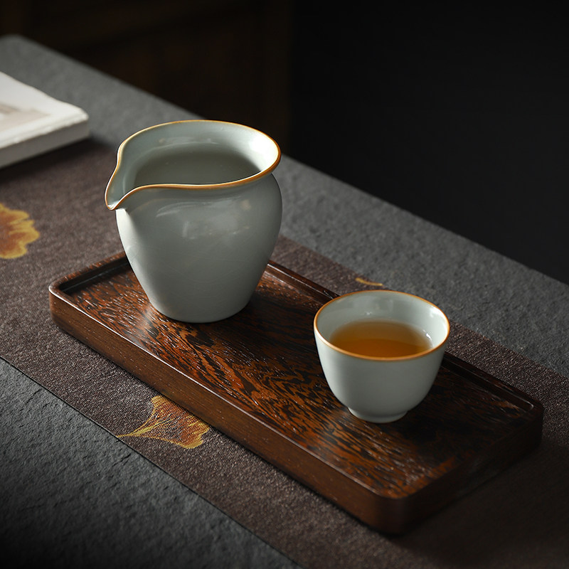 东茗堂汝窑公道杯陶瓷茶具分茶器高档茶海开片大容量泡茶功夫茶杯,淘宝优惠券,粉丝福利购,淘宝优惠卷