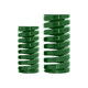 Mold green spring imported alloy steel rectangular spiral compression strong compression spring hardware flat line spring