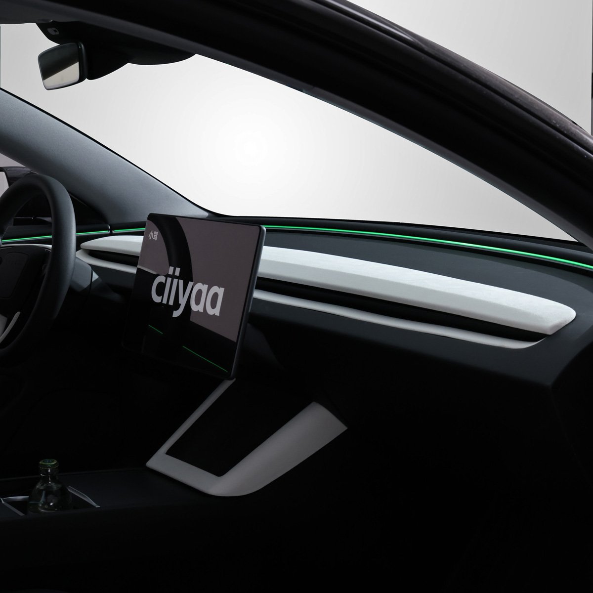 小驾 短绒翻毛仪表台饰条 适用特斯拉ModelY/YL/3焕新版 - 图0