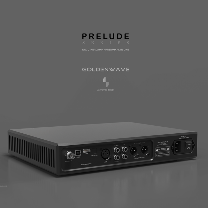 【慕音视听】GoldenWave高登序曲Prelude解码器解码耳放一体机DSD - 图2