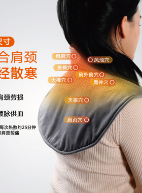 【肩颈不痛了】石墨烯热敷披肩