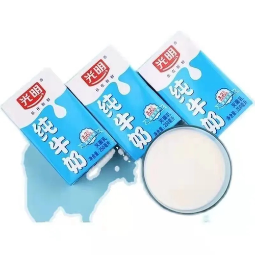 【12月产】光明纯牛奶250ml*24盒营养早餐奶特价清仓学生成人奶-图3