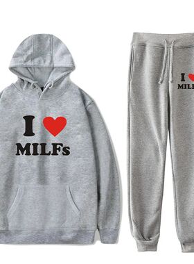 Comfortable Mother's Day I Love MILFs Print Sweatshirt Sweat