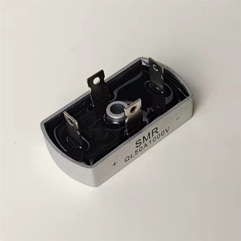 SMR 单相桥式整流器QL50A 1000V QL5010 32*60 椭圆形桥堆4脚整流 - 图1