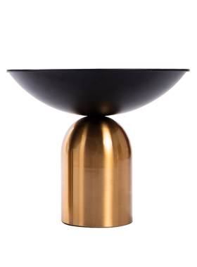 现代黑金果盘托盘摆件极简轻奢金属装饰品家具城搭配软装配套饰品