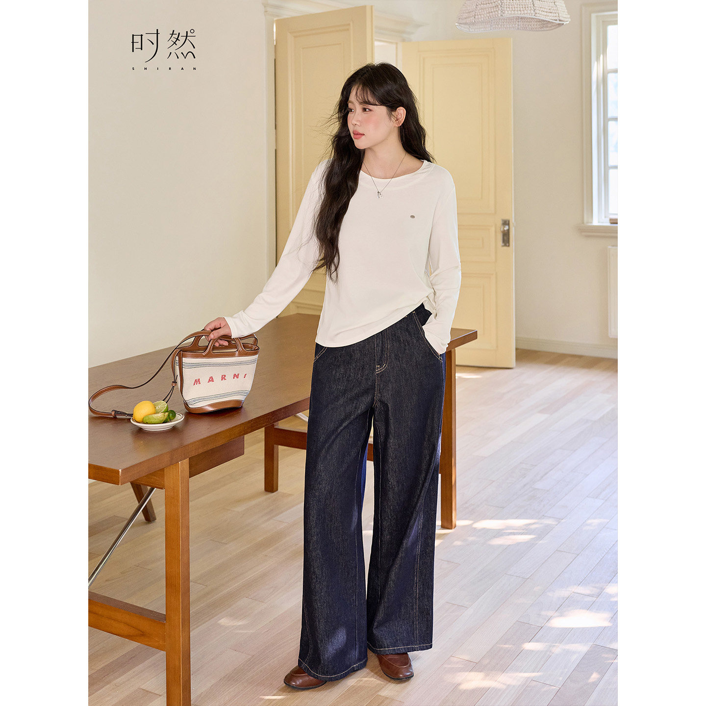 时然大码女装微胖2025年秋季通勤显瘦百搭正肩弹力打底衫长袖T恤,淘宝优惠券,粉丝福利购,淘宝优惠卷