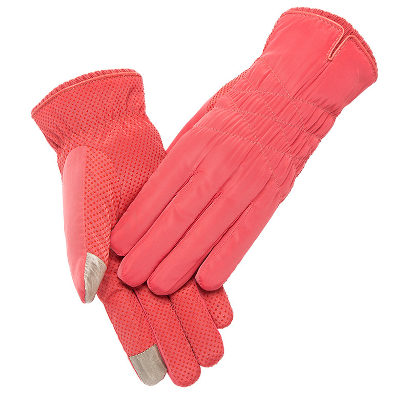 女款羽绒棉手套冬季女士电动车骑行加绒保暖户外防滑触屏手套,淘宝优惠券,粉丝福利购,淘宝优惠卷