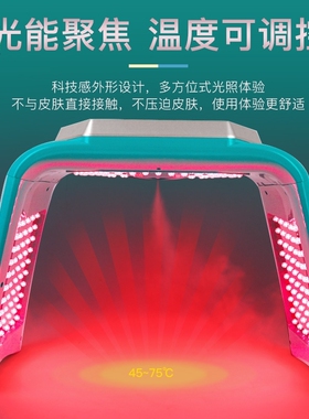 美容院光谱仪美容仪器冷喷热敷红蓝光照脸led大排灯光子嫩肤微电