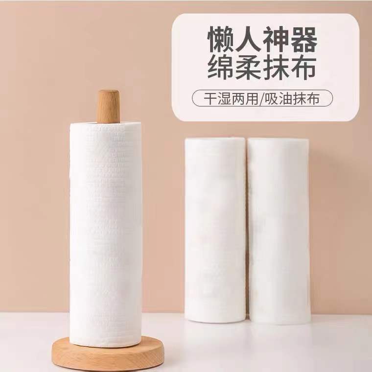 厨房纸巾吸油吸水厚实强韧干湿两用卷装一次性用纸洗碗巾清洁用品