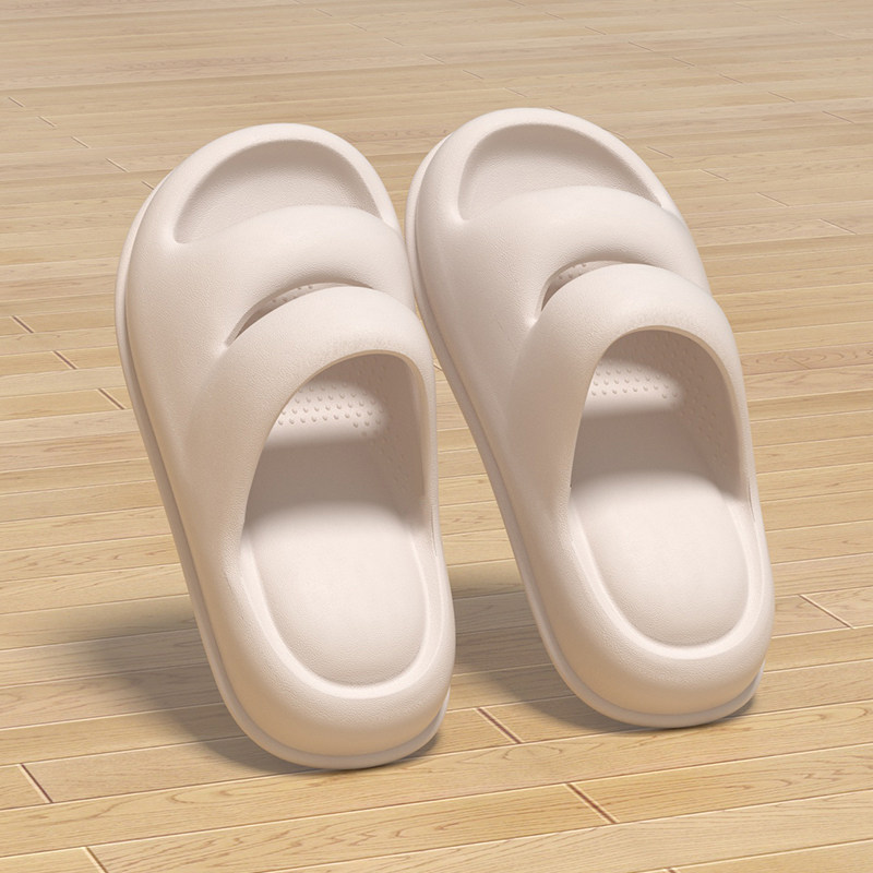 轻臣踩屎感拖鞋男女夏季2025新款室内居家用浴室洗澡防滑厚底凉拖