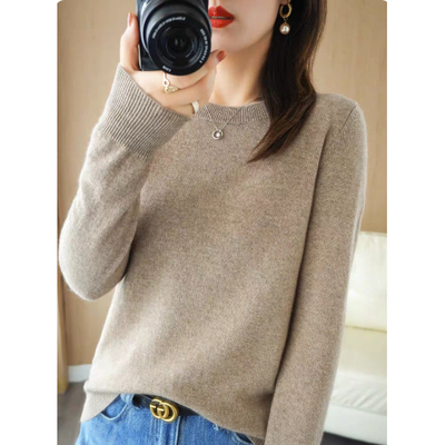 纯然尚品女士软糯毛针织衫
