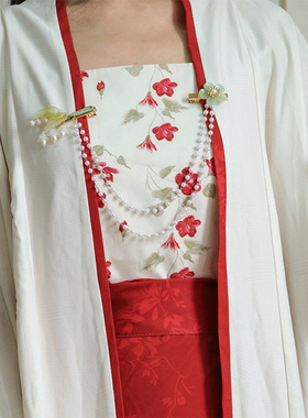 古风宋制长襟配饰古典旗袍流苏压襟新中式汉服防风夹拍照妆造饰品