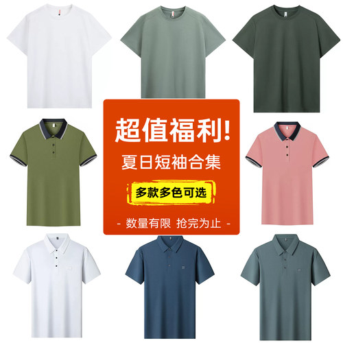 【夏季短袖合集】罗蒙2026夏季新款简约T恤商务休闲短袖POLO衫男 - 图2