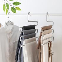 Home Metal Multilayer Pants Containing Rack Dorm Scarves Clothes Hanger Hooks Hanging Clothes God-Shoe Rack Clothes Hanger