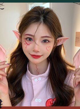 万圣节小恶魔南瓜发箍耳夹