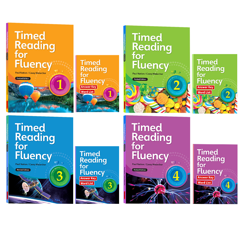 进口Seed Learning出版Timed Reading for Fluency 流利阅读计时器1-4级英文原文阅读课程教材小学高年级初高中CEFR A2扫码听音频 - 图2