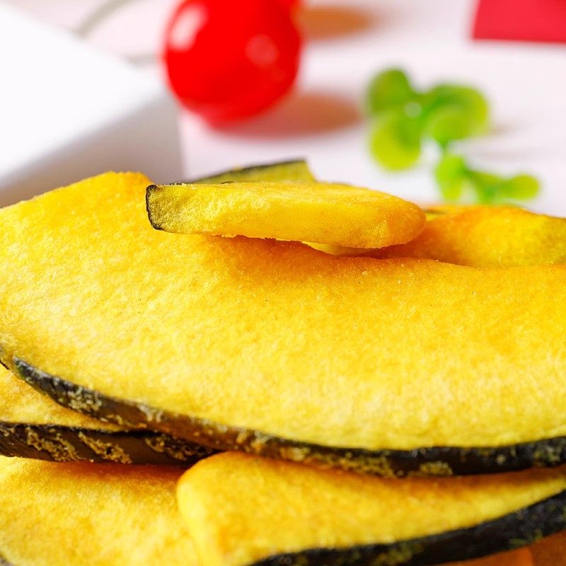 香酥南瓜脆片脱水即食蔬菜干果蔬脆500g孕妇休闲零食特产小吃散装-图1