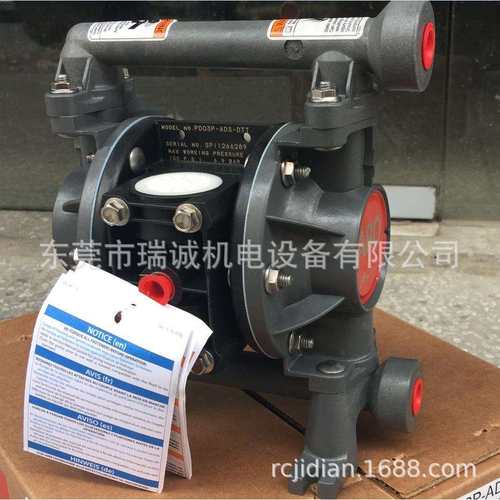 英格索兰ARO3/8寸气动隔膜泵乙缩醛外壳PTFE膜片PD03P-ADS-DTT - 图0