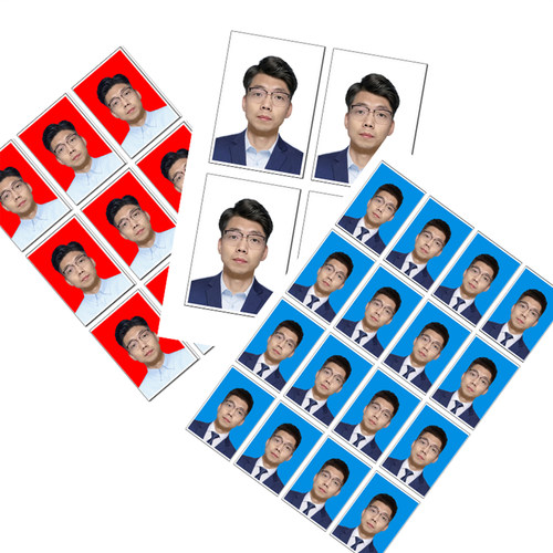证件照打印一寸照片打印高清冲印洗小2寸1寸海马体电子版免费换底 - 图3