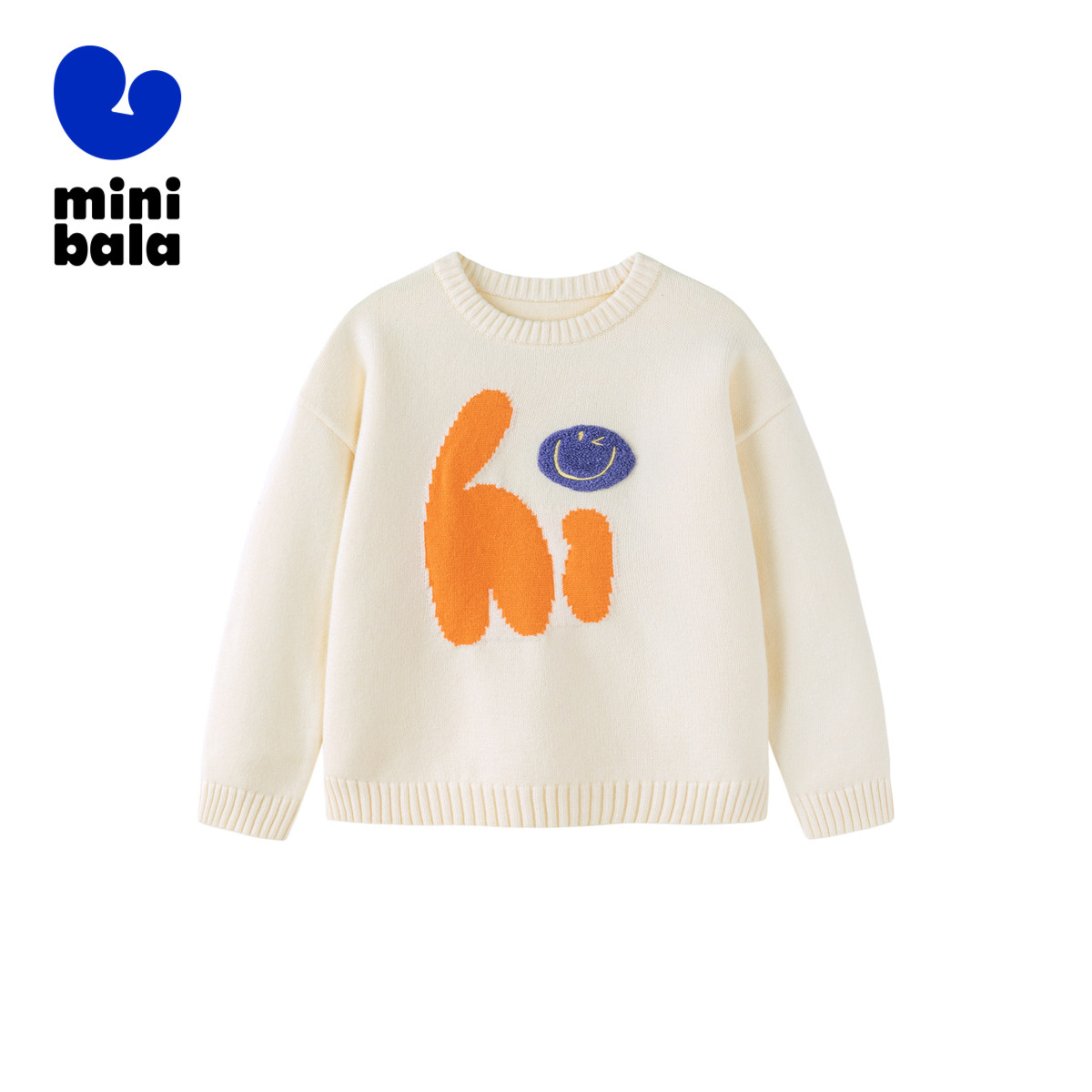 迷你巴拉巴拉男童女童针织衫2024冬季宝宝时尚保暖舒适洋气毛衣,淘宝优惠券,粉丝福利购,淘宝优惠卷